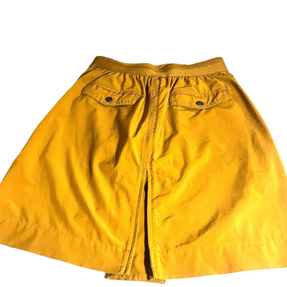 Athleta Mustard Yellow Athletic Skort w/Mesh Shorts Size 2 NWOT Golf Hiking Etc. - Picture 4 of 8